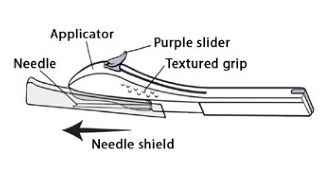 Reviewing implant applicator
